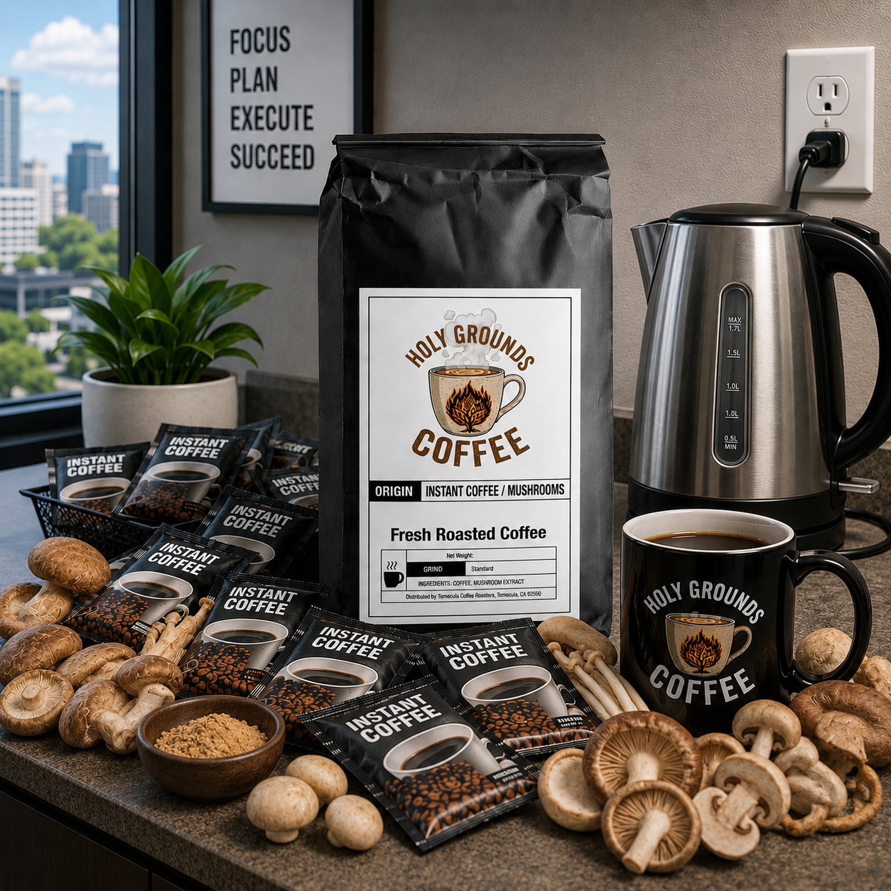 Instant Coffee with Mushroom
